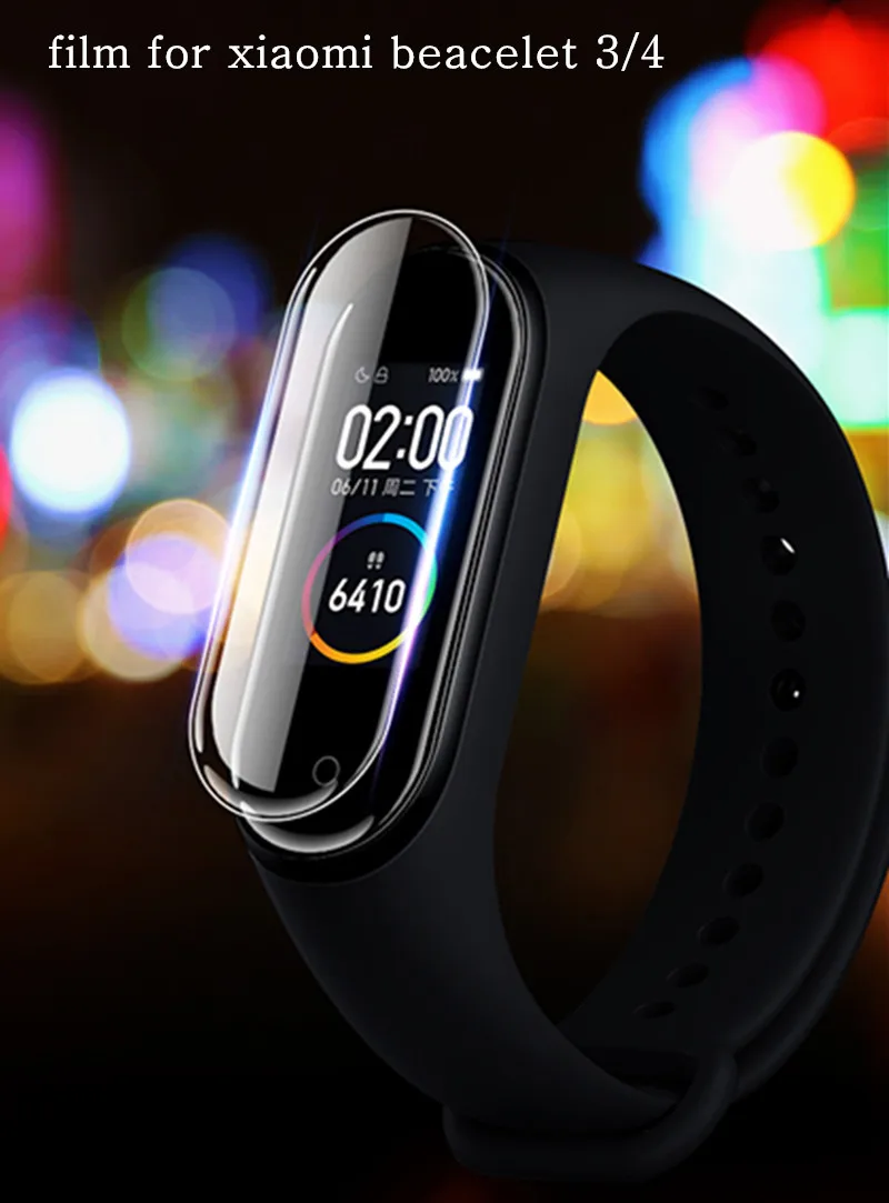 Для Xiaomi Mi Band 4 3 Защитная пленка для экрана для Xiaomi Mi Band 3 4 NFC аксессуары для смарт-браслета полноэкранная пленка 2 шт