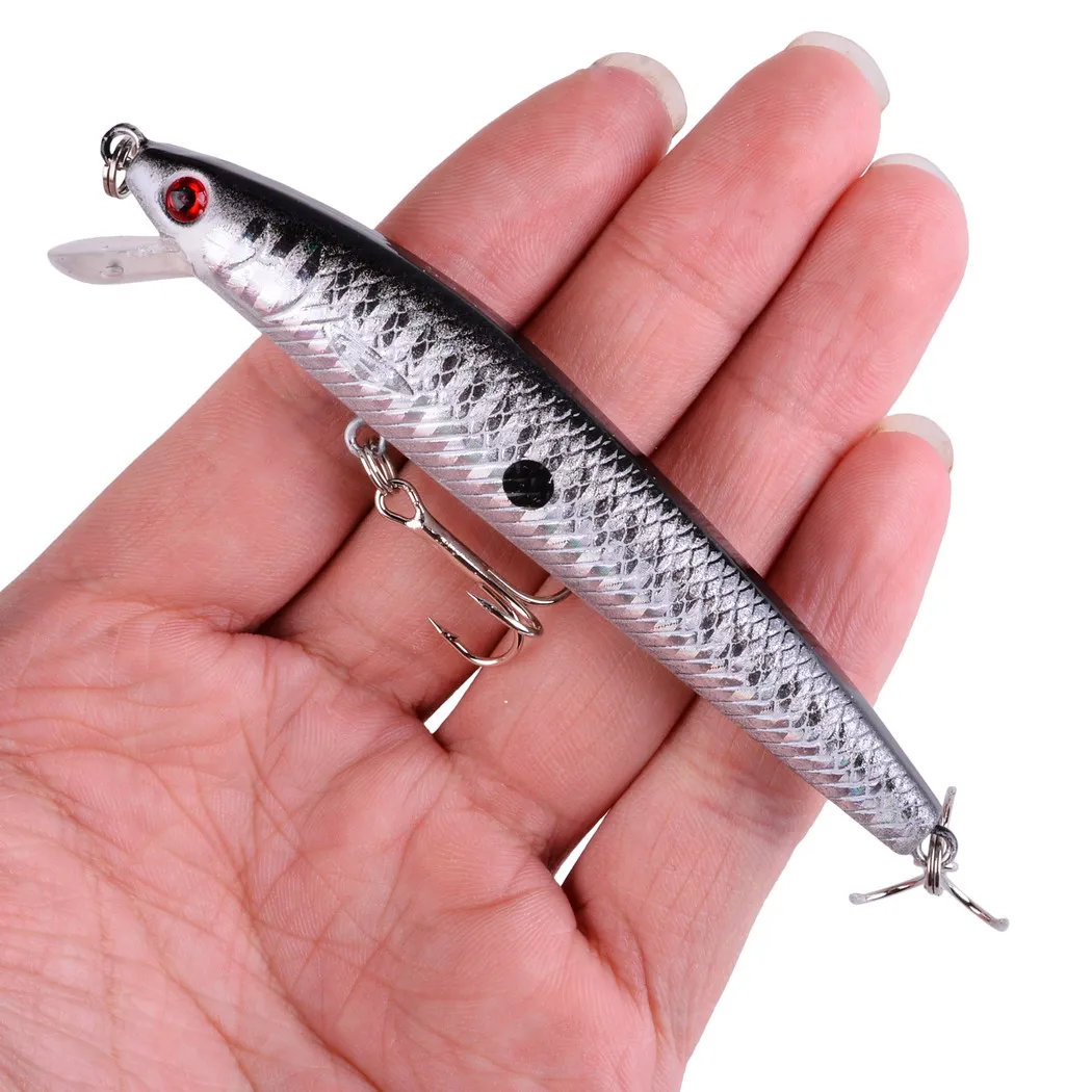 1Pcs Japanese Minnow Fishing Lures Floating Hard Bait 105mm 8.3g Artificial Wobbler Crankbait Carp Perch Pesca Fishing Tackle