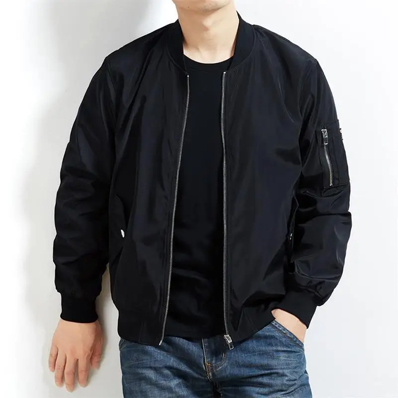 8XL 7XL 6XL 5XL 4XL куртки мужские Весна и Осень Повседневная Верхняя одежда ветровка Masculino Slim Fit Модные пальто плюс размер - Цвет: 2