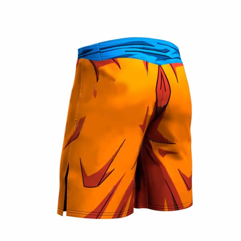 Шорты Dragon Ball для бега, Мужская быстросохнущая Баскетбольная одежда, спортивные высокоэластичные спортивные штаны для фитнеса, шорты со звездами