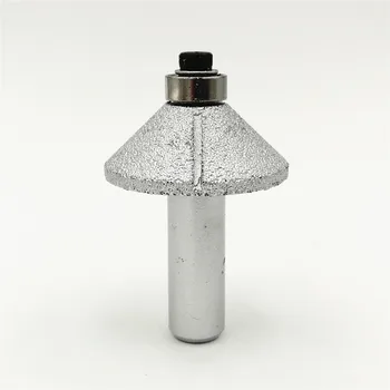 

DT-DIATOOL Cone Type with bottom bear Vacuum brazed diamond router bits (#16) Router cutter for edge profile