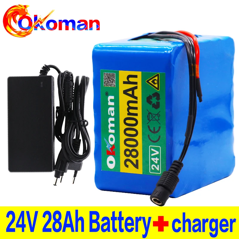 Литий ионный аккумулятор 18650 24 В 28Ah 6S5P 25 2 в 28000 мАч электрический