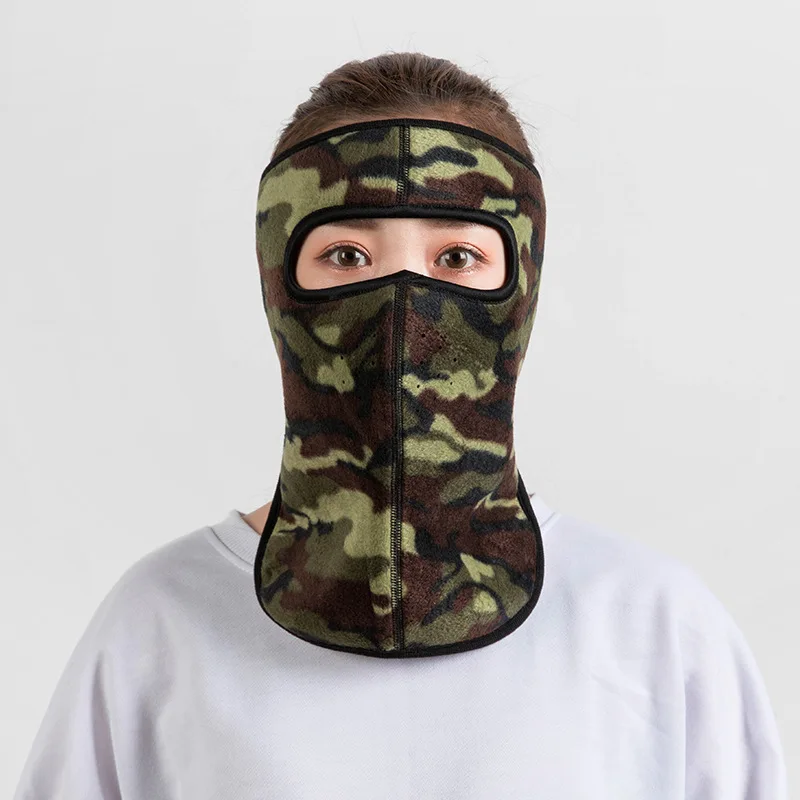 Outdoor in autumn and winter Balaclava Full Face Mask Warmer Sports Ski Bike Snowboard Face Shield Mountaineering Head Cover - Цвет: camouflage