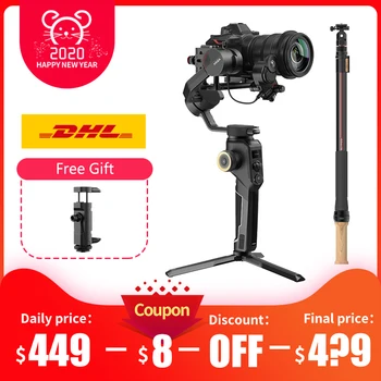 

Moza AirCross 2 Professional Kit Gimbal 3-Axis Handheld Camera Stabilizer for Mirrorless BMPCC 4K Canon DSLR Gimbal Dslr