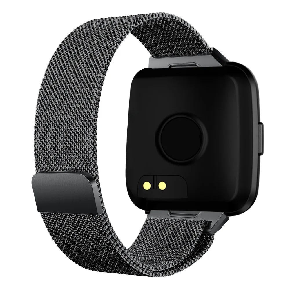 Smart Watch Y7 Smart Bracelet Wrist Watch Metal Heartrate Tracker Waterproof Ip67 Wristband Wearable Devices