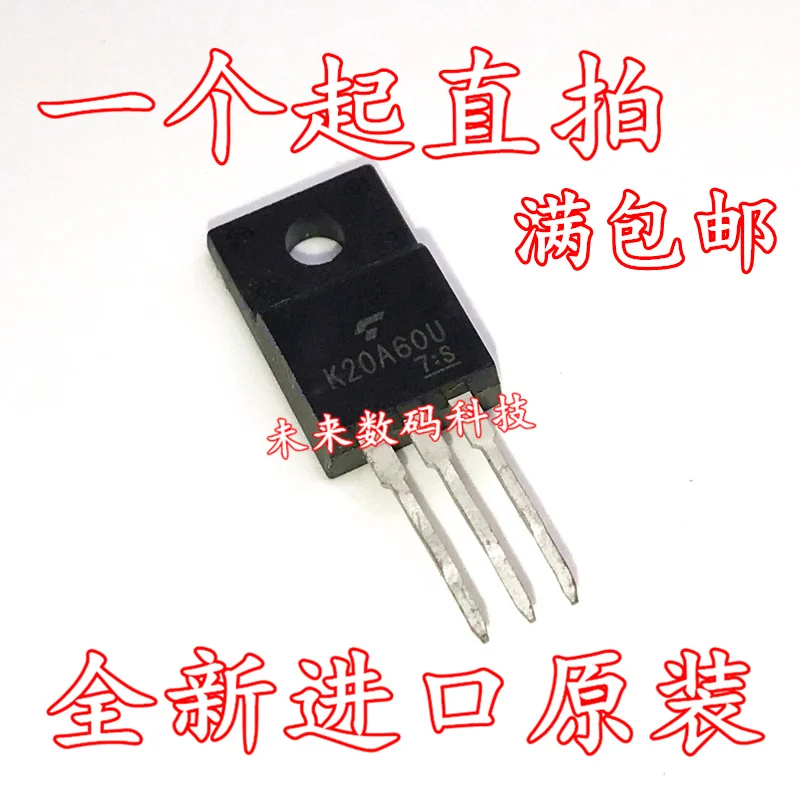 10 шт./лот K20A60U TK20A60U 20A600V TO220F