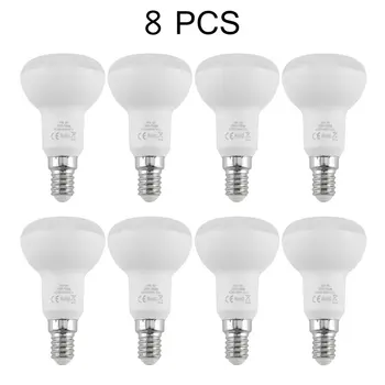 

8pcs R50 LED Lamps E14 Base 5W AC85-265V Energy Saving LED Bulbs Lamp Super Bright Spotlight Bulbs for Home Office