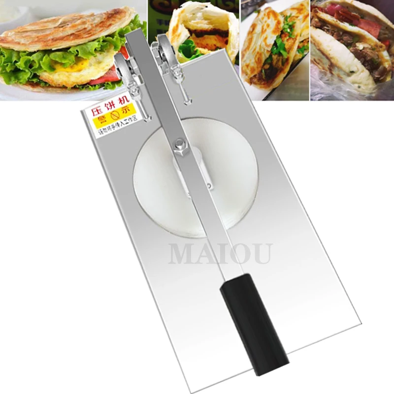 

Коммерческий Миксер Для Теста лапки машина ручного 24 см чапати листовая машина тесто для пиццы формируя машину ручной блинница машина