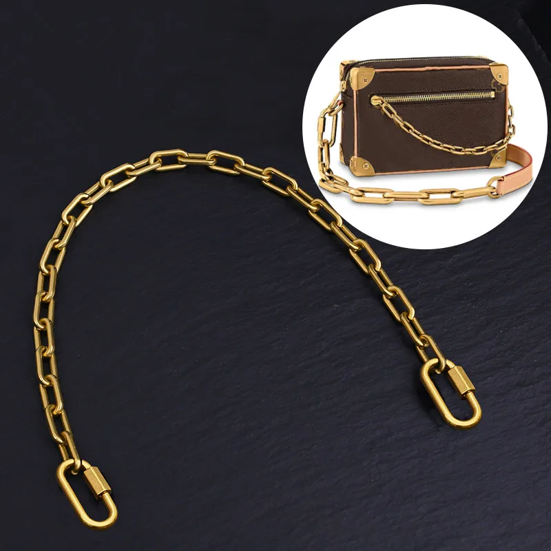 Bag Parts & Accessories Golden Chains Handbag Purse Coarse Chain