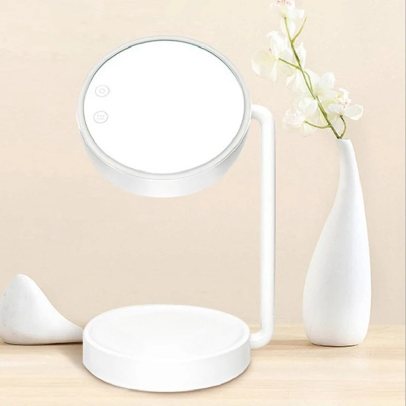 LED Makeup Mirror and Reading Light That Can Be Rotated 180 Degrees, Led Makeup Mirror Eye Protection Desk Lamp USB Charging Sma