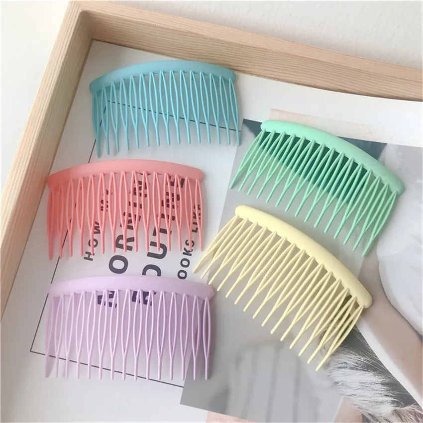 2 шт./лот прозрачная пластиковая зубная расческа вставленная зажим сделай сам для