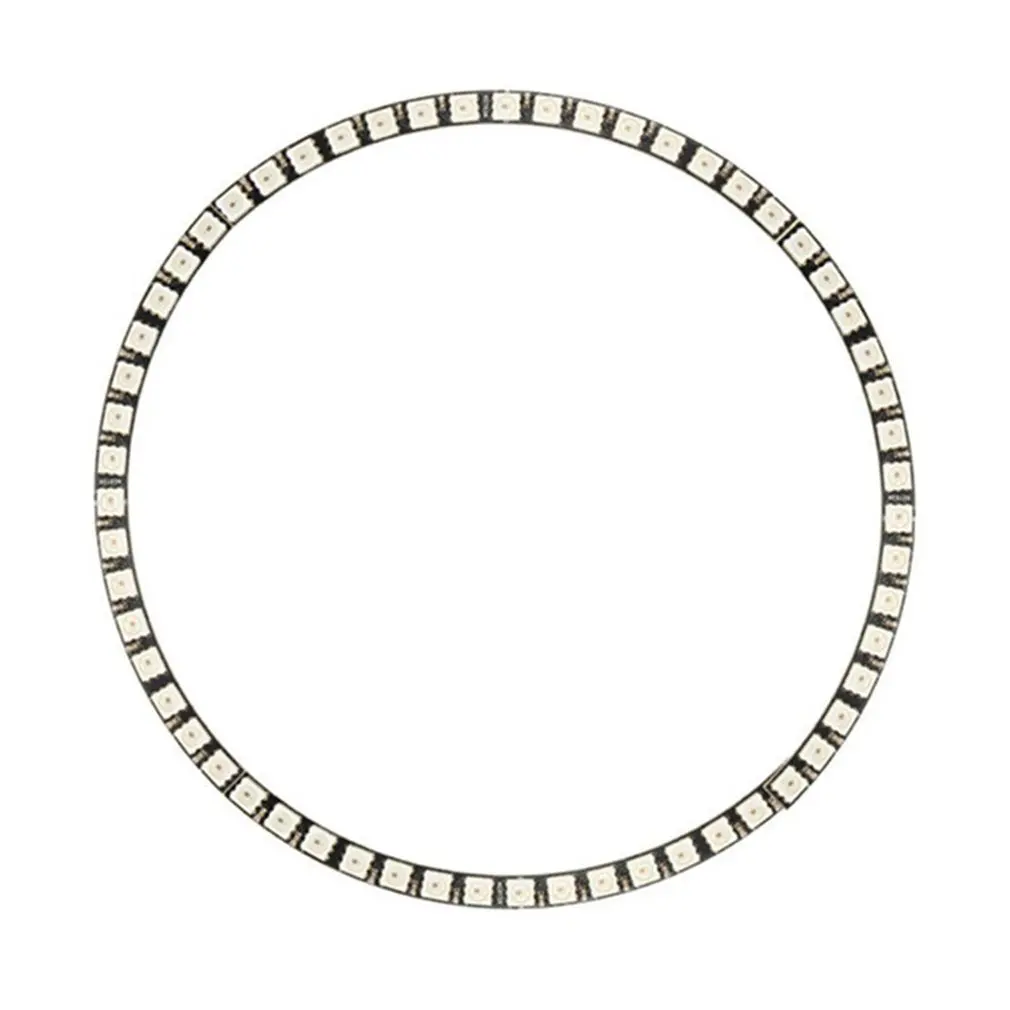 60-bit WS2812 Full Color Drive 1/4 Ring Wall Clock Light RGB LED Lamp Panel Module Led Development Board | Инструменты