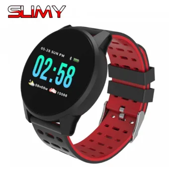 

Slimy Smart Watch W1 Blood Pressure Waterproof Fitness Tracker Bluetooth Smartwatch Women Men for Sport Climbing Running Riding