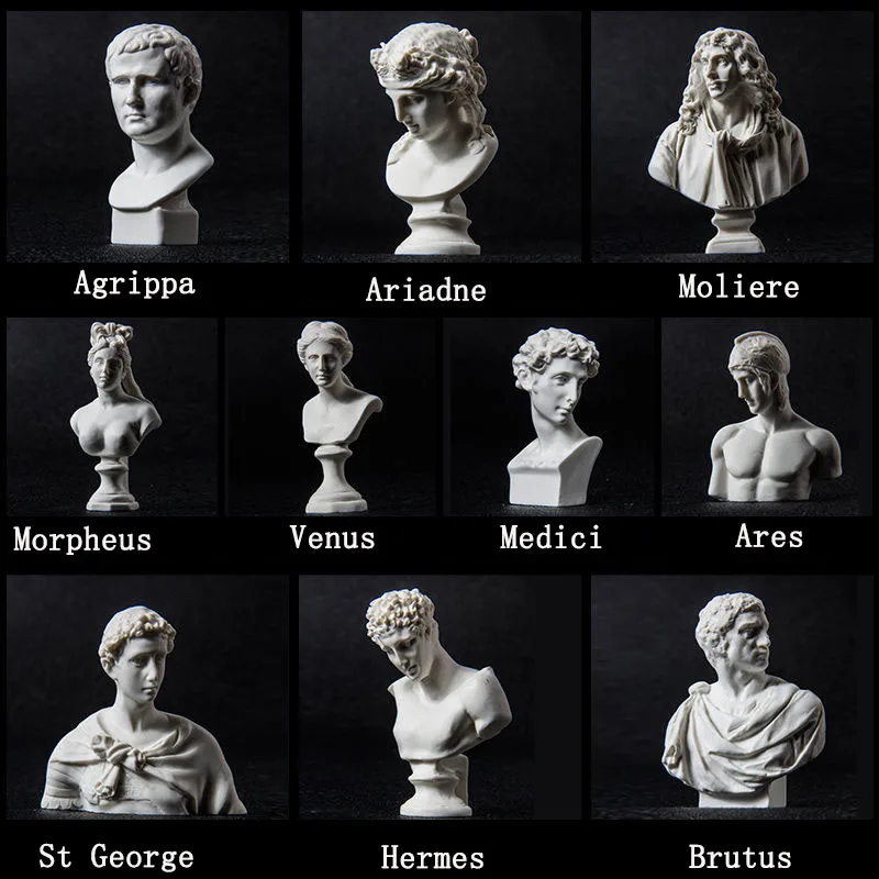 古代ギリシャ展の彫刻 ミニチュアモデル Amazon.co.jp: Yajuyi アトラス彫刻小さな古代ギリシャ像家の