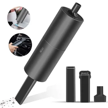 

Wireless Vacuum Cleaner Car Mini Portable Handheld Vacuum Cleaners Wet Dry Dual Use Aspirateur Vacuum Cleaner for Car Home Gray
