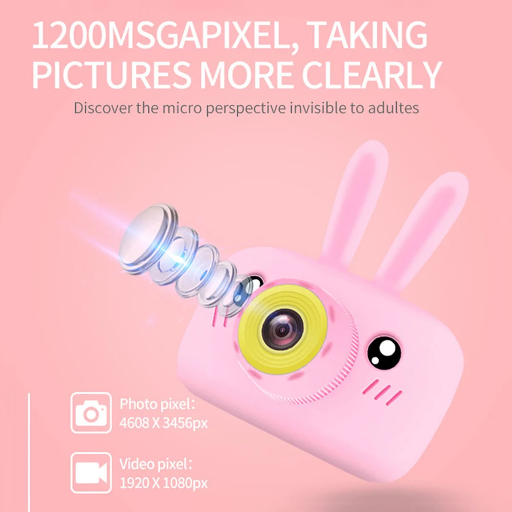 Najtaniej Dzieci Mini kamera Full HD 1080 przenośny cyfrowy aparat fotograficzny wideo 2 Cal ekran wyświetlacza kamery edukacyjne zabawki na zewnątrz