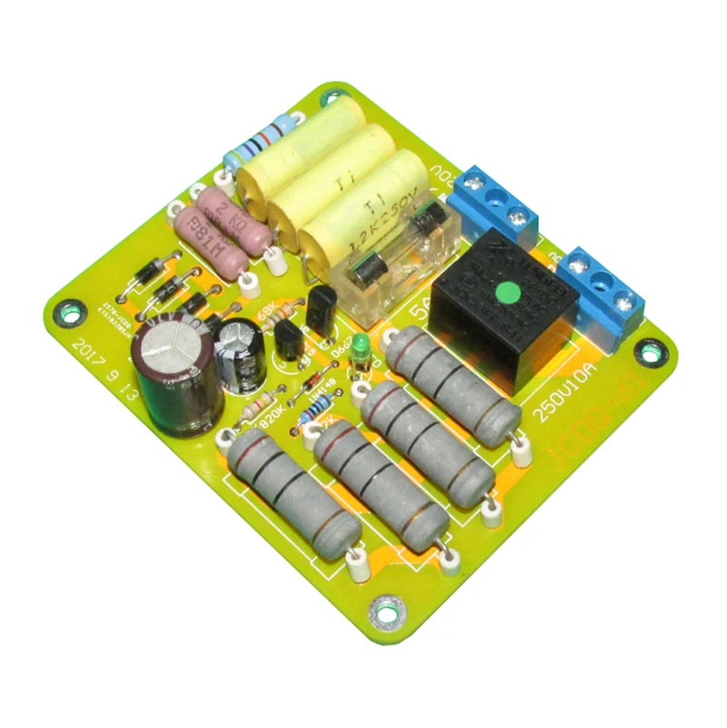 1000W 220V 전력 증폭기 전원 켜기 지연 소프트 스타트 보호 보드