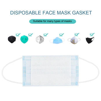 

100 Pcs Disposable Universal Mask Replace Cotton Filter Paper Anti Haze mouth Mask anti dust Masks Health Care