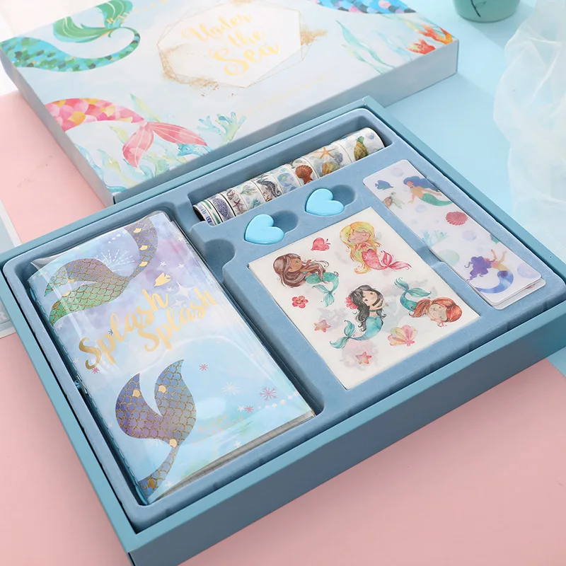 

Cute Unicorn Notebook Set DIY Diary Journal Agenda Planner Organizer Wonderful Daily Note Book Back to School Travel Handbook