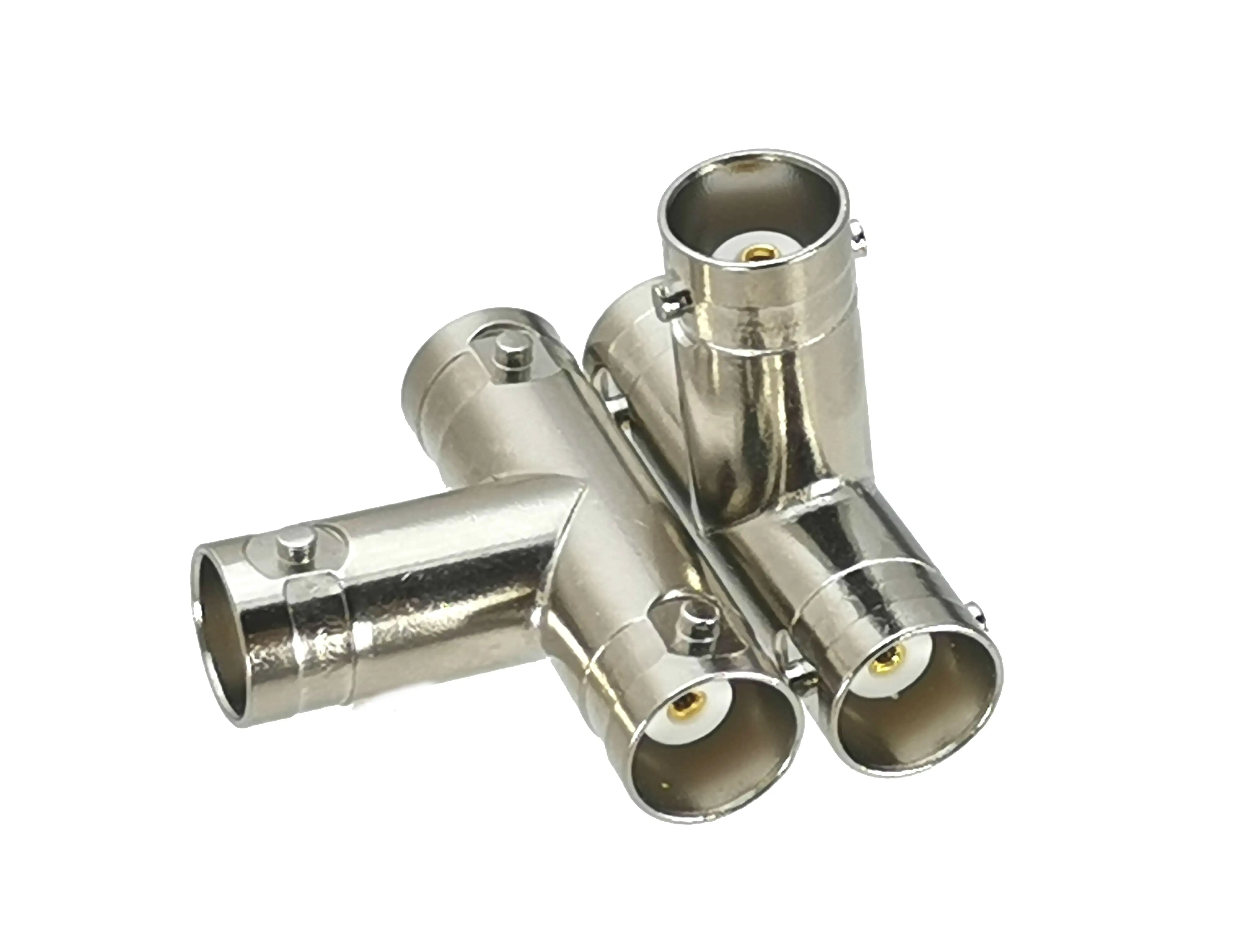 1 шт. BNC Female to two triple T in series коннектор RF Adapter 3 way | Строительство и ремонт