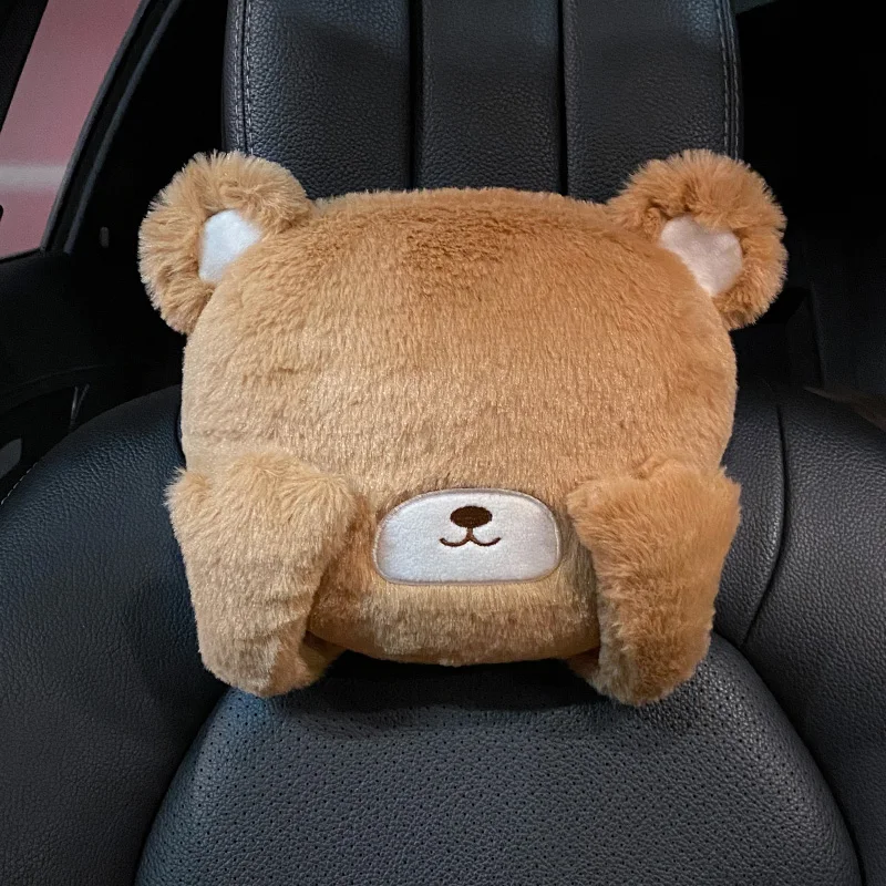 New Arrival Cartoon Bear Cute Car Interior Accessories Car Lumbar