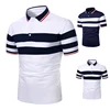 Men Polo Men Shirt Short Sleeve Polo Shirt Contrast Color Polo New Clothing Summer Streetwear Casual Fashion Men tops ► Photo 3/6