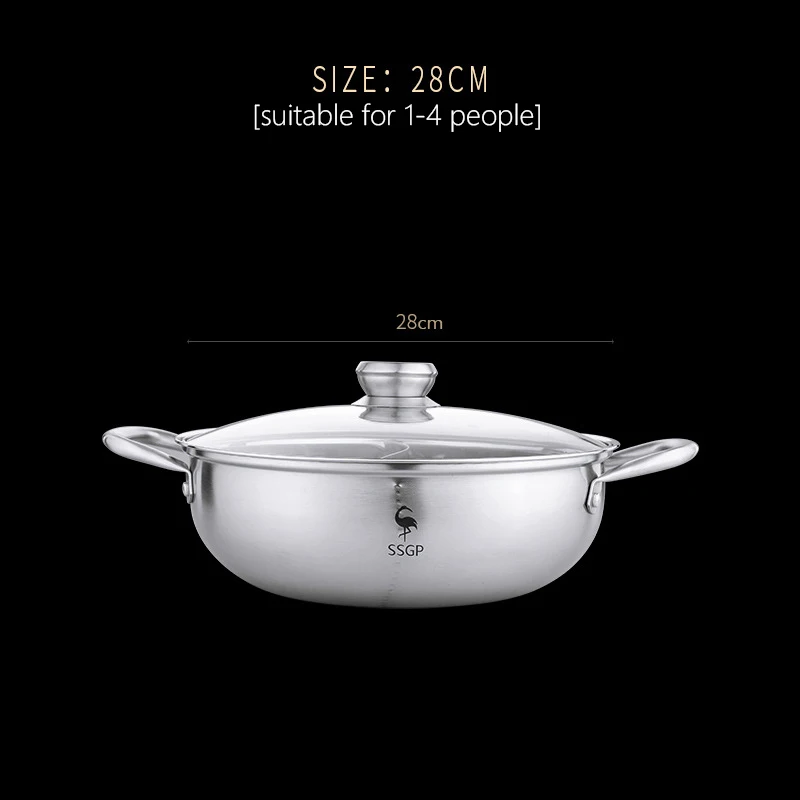 304不锈钢火锅锅具鸳鸯火锅带盖涮锅加厚家用清汤锅商用电磁炉盆_9