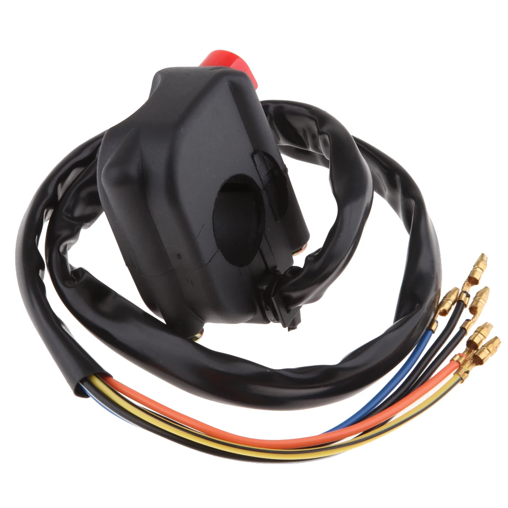 22mm Motorcycle RH Handlebar Button Switch Set Right Ignition Engine Stop Lamp Horn Light For Honda ATV Bike Quad Scooter Etc
