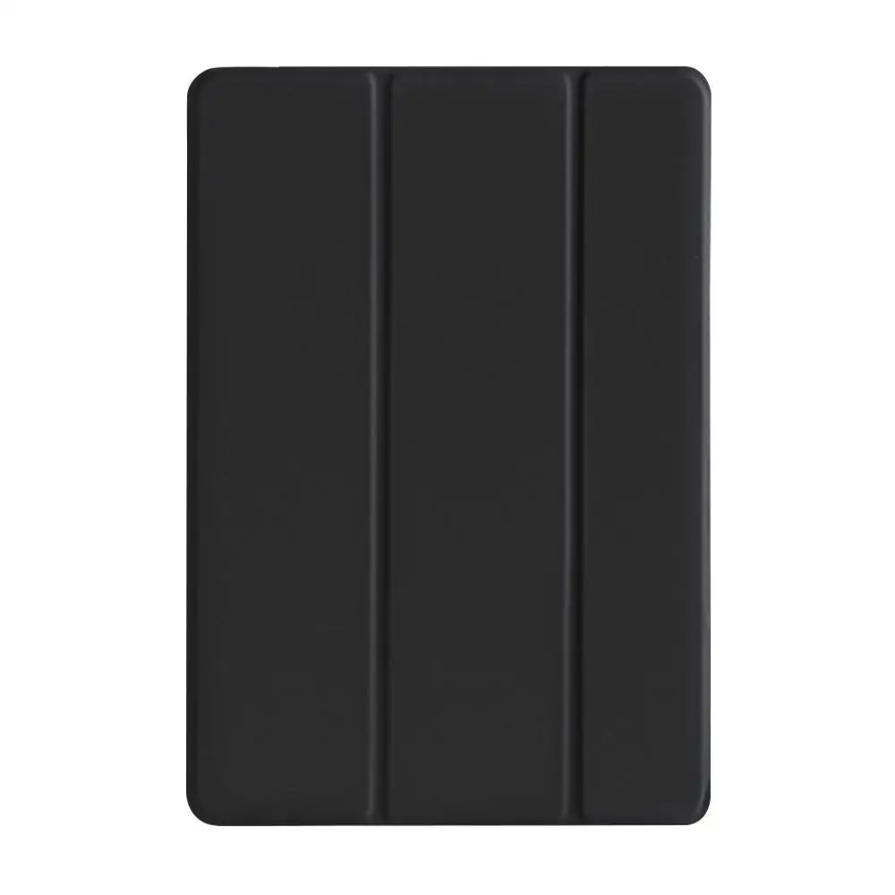 BK Роскошный тонкий кожаный чехол-подставка для Apple iPad 10,2 дюймов планшет ПК планшет электронная книга чехол s Защитная оболочка#1015 - Цвет: BK