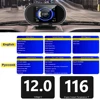 KONNWEI KW206 OBD2 Scanner Car Digital On-Board Computer LCD Display Fuel Consumption Water Temperature Gauge Speedometer HUD 4