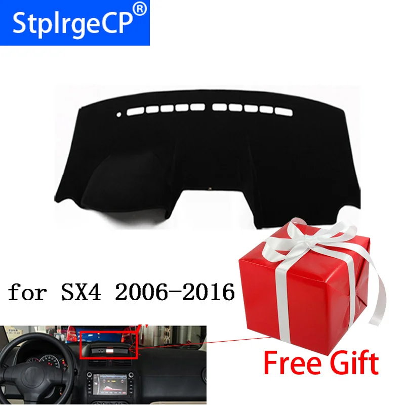 

For Suzuki SX4 2006-2016 Right and Left Hand Drive Car Dashboard Covers Mat Shade Cushion Pad Carpets Accessories