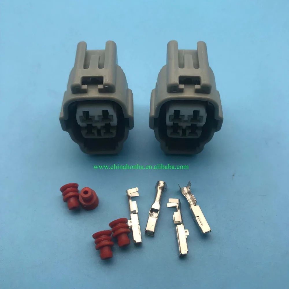50 pcs 7283-7040-10 4 pin 2,2 мм Женский штекер для датчика кислорода Электрический жгут проводов Кабельный разъем - Название цвета: 50 pcs