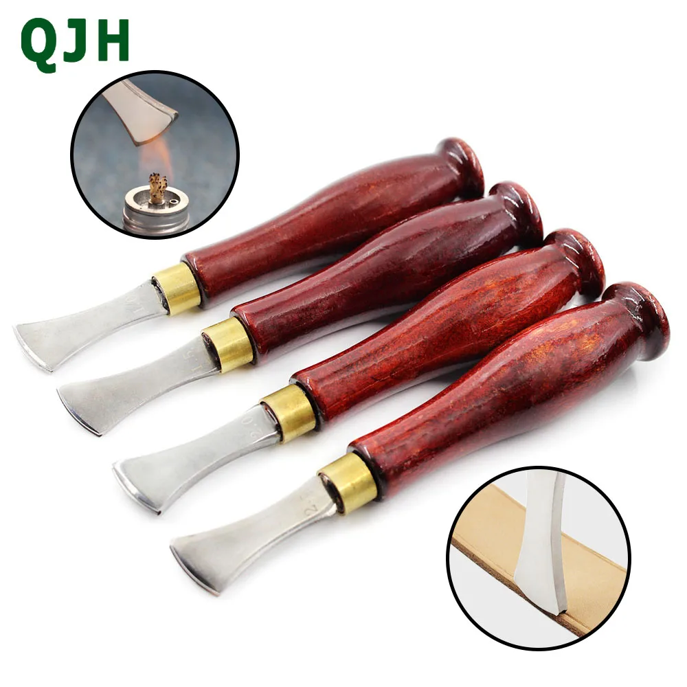 

1.0-2.5mm Leather Edge Creasing Tool stainless steel blade Shallow Marking Edges Pressure Line Tool Groove Press Line Tools
