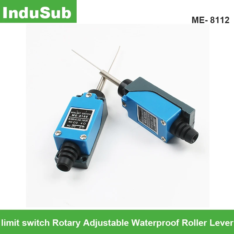 

ME-8169 limit switch Rotary Adjustable Waterproof Roller Lever Arm Mini Limit Enclosed Switch Control