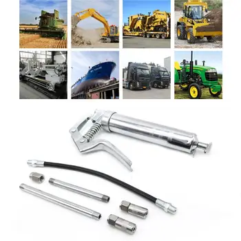 

Hot 1 Set Vehicle Car 120CC Grease Gun Butter Oiler Grip Type for Engineering Machinery Train Aircraft Auto Car Parts Accessorie