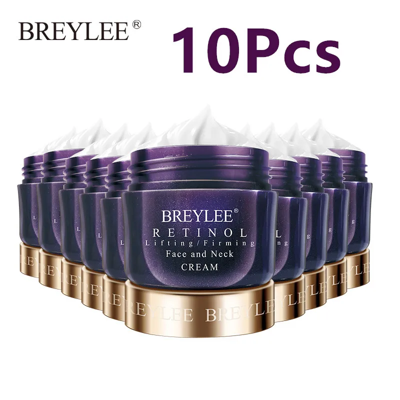 Крем для лица BREYLEE Retinol 10 шт. укрепляющий антивозрастной удаления морщин ночной