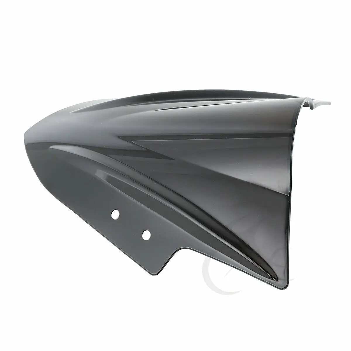 Мотоцикл двойной пузырь лобовое стекло для Kawasaki Ninja 300 EX300 2013- черный/прозрачный