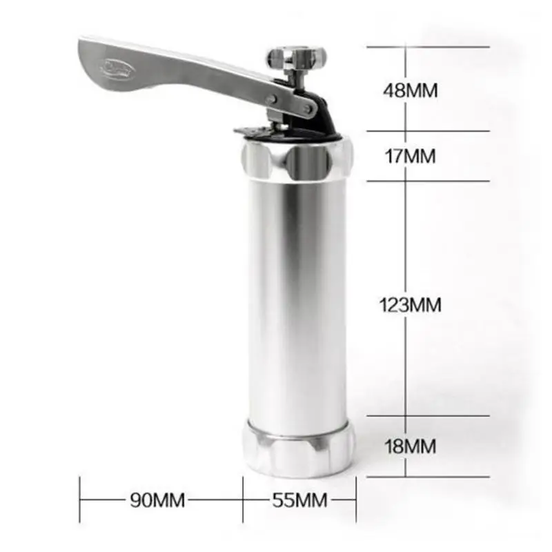 Manual Biscuit Cookie Press Stamps Set Cake Decorating Tools Maker Biscuit Machine Baking Tools with 4 Nozzles 20 Cookie Molds