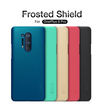

Case For oneplus 8 Pro Cover One plus 8 NILLKIN Super Frosted Shield Matte PC back cover case for Oneplus 8 Pro gift holder