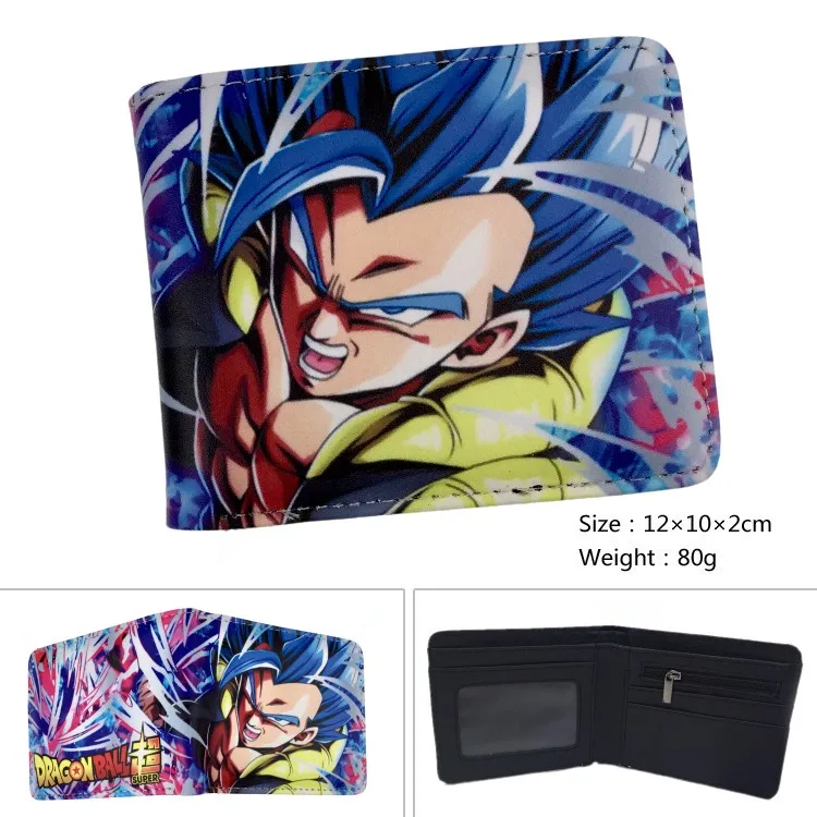Новое поступление, мультяшный кошелек Dragon Ball Z, аниме Dragon Ball Super Broly, мужской короткий кошелек с отделением для монет, кошелек для студента, подарок - Цвет: R