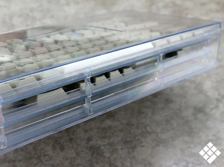 Для оригинальных DSA SA Keycaps двухслойная прозрачная пластиковая коробка для ключей