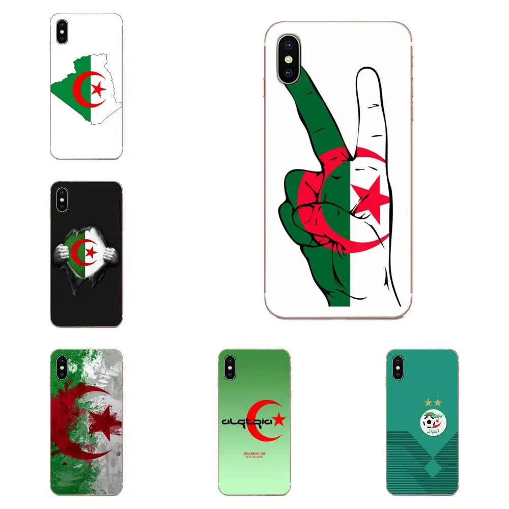 Флаг Алжира баннер плакат для Samsung Galaxy A10 A20 A20E A3 A40 A5 A50 A7 J1 J3 J4 J5 J6 J7 2016 2017 2018 задняя