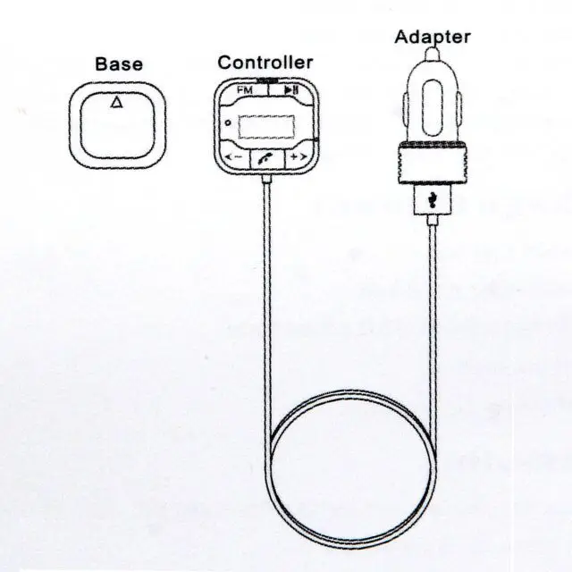 BT760 Bluetooth Автомобильный MP3-плеер fm-передатчик громкой связи Dual USB Зарядное устройство