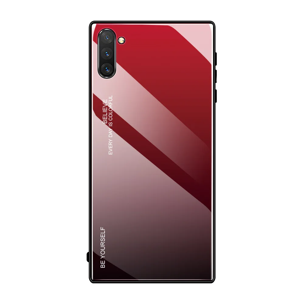 Цвет чехол для samsung Galaxy S10 S10e A9 A7 A8 A6 плюс A7 A5 J8 J4 J6 плюс S9 S8 Plus Note 8 9 S закаленное Стекло крышка - Цвет: 6