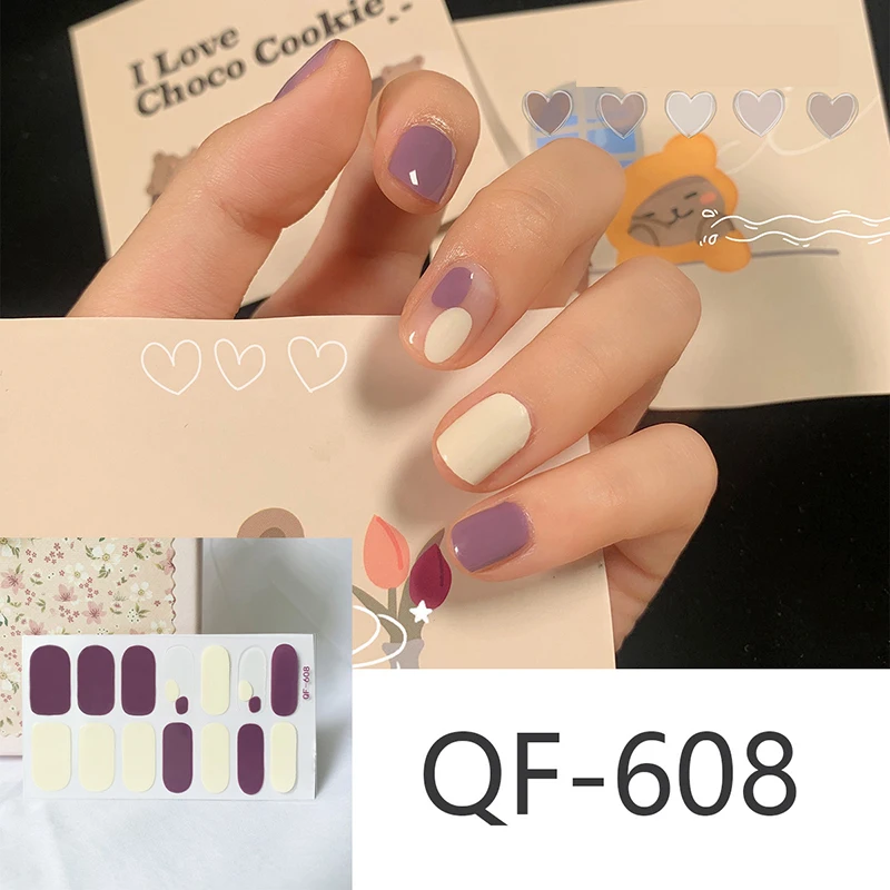 

1 Sheet Nail Sticker Fleck Nail Decoration Jump Color Nail Decals Waterproof Nail Stickers Frosted Nail Accesoires Nail Art Tool