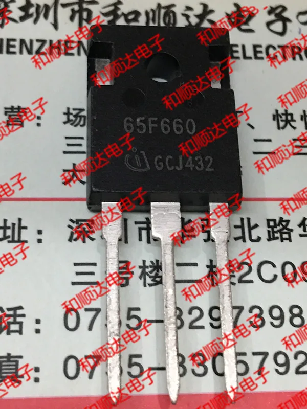 5 шт./лот IPW65R660CFD 65F660 TO-247