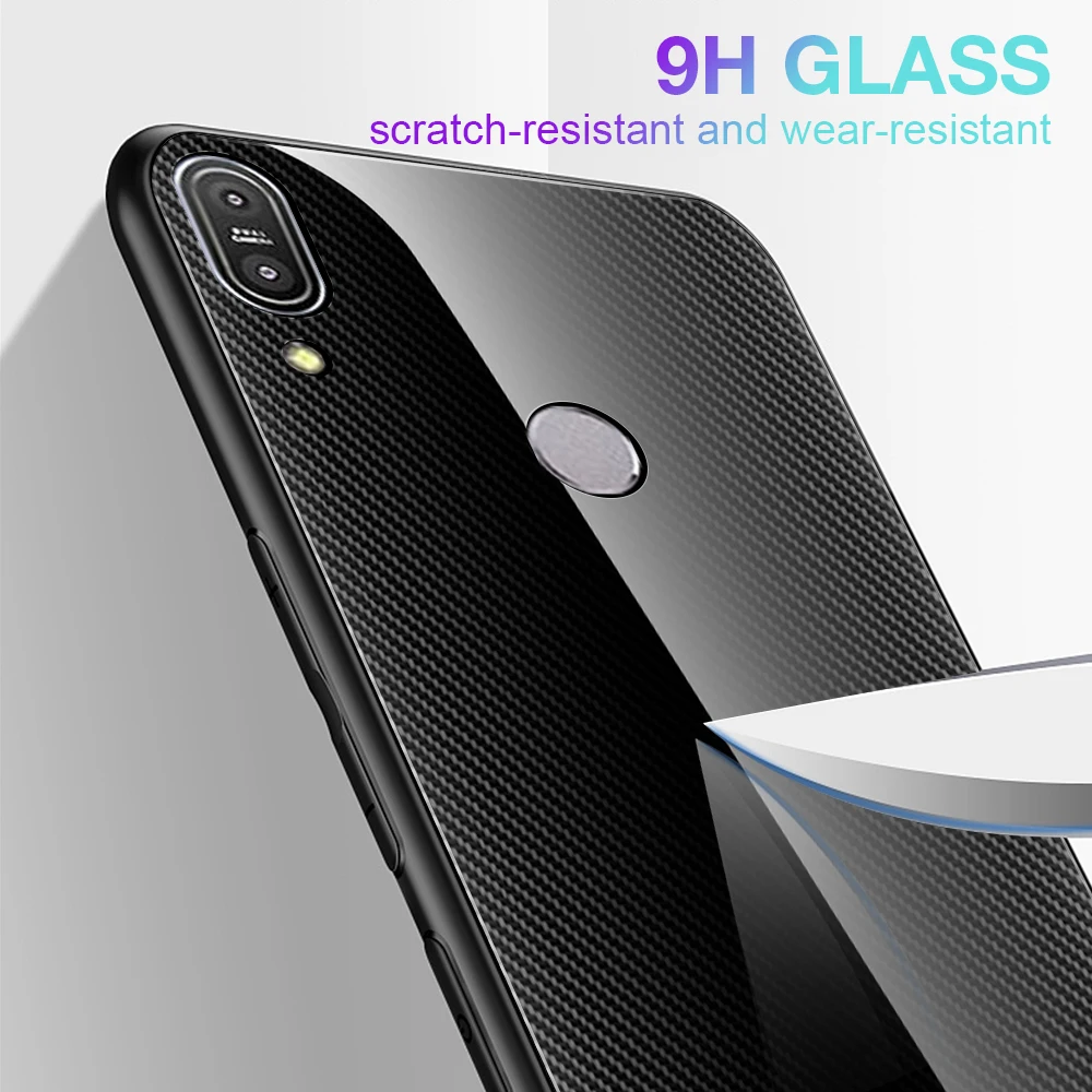 Градиентный чехол из закаленного стекла для ASUS Zenfone Max Pro M1 ZB602KL ZB601KL M2 ZB633KL ZB631KL