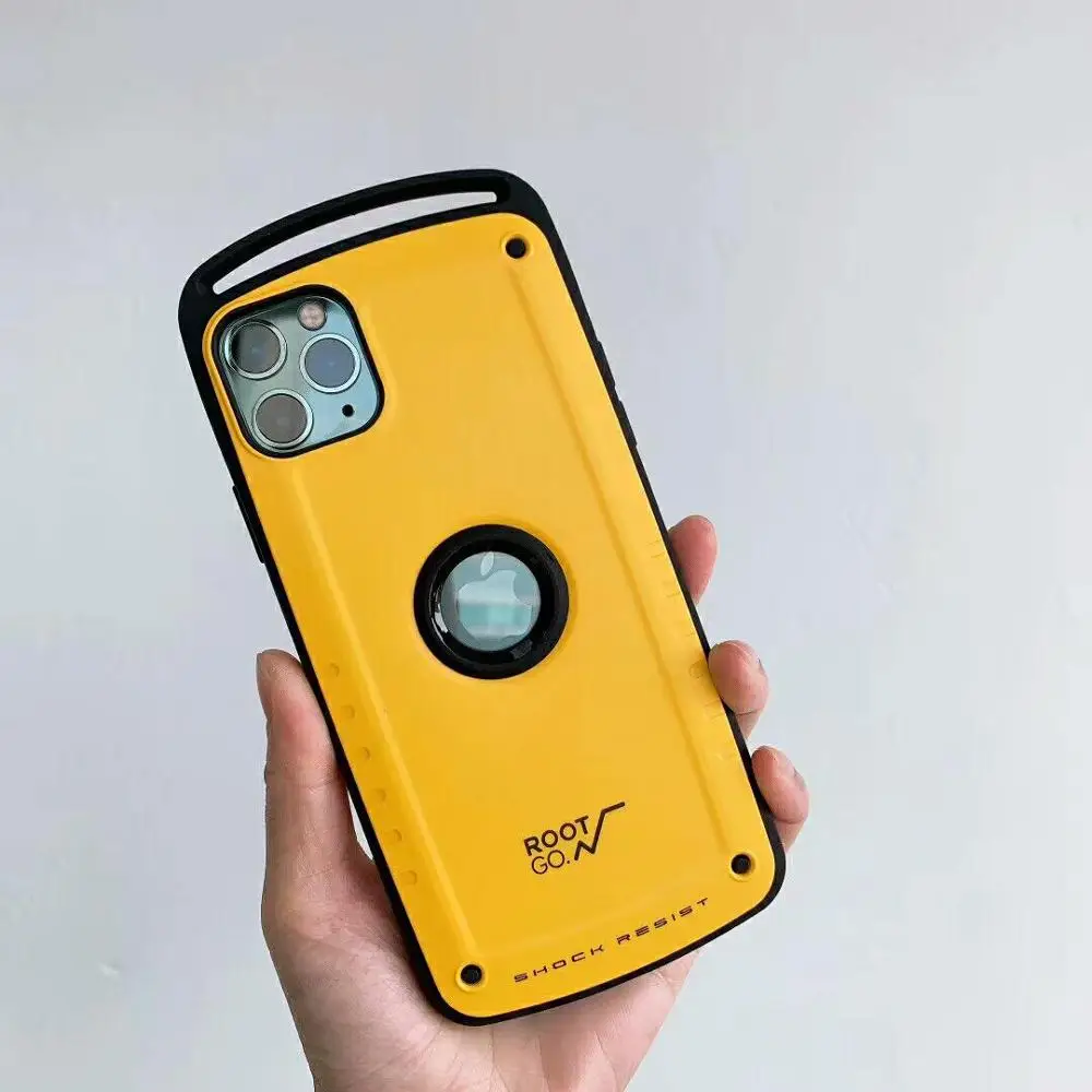yellow Противоударный чехол-накладка Root Go для iPhone 11 Pro Max X XR XS Max, противоударный чехол-накладка s для iPhone 7, 8 Plus, гибридный Чехол - Цвет: yellow