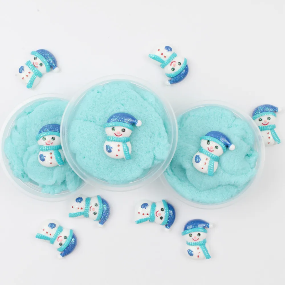 Colorful Mixing Cloud Cotton Candy Slime Fluffy Polymer Anti Stress Slime Sludge Cotton Mud Toy Toys For Children #A