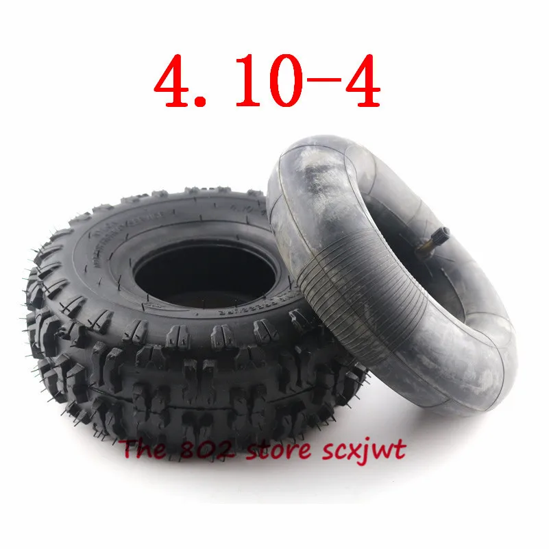 Высокое качество 4,10/3,50-4 410/350-4 ATV Quad Go Kart 47cc 49cc массивный 4,10-4 камера шины подходят для всех моделей 3,50-4 " шины